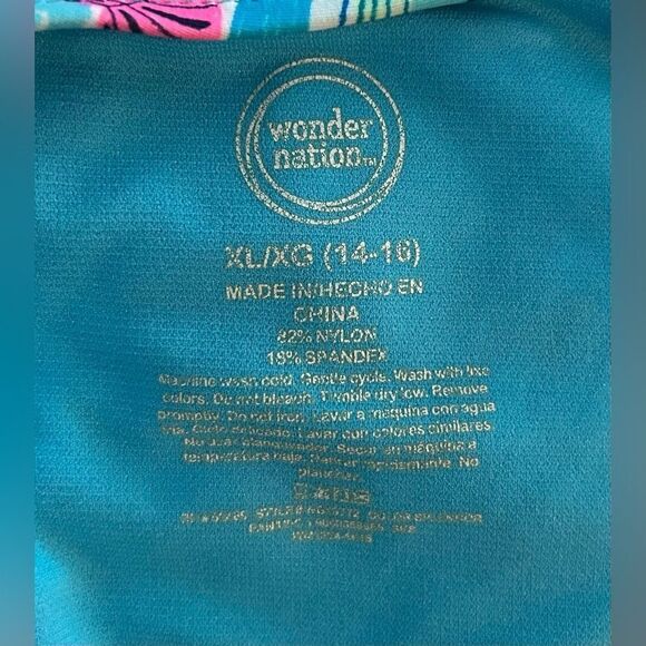 NWOT … WONDER NATION “Size: XL - (14-16)” Swimsuit - Picture 3 of 3